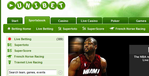 Unibet Sportbook Review